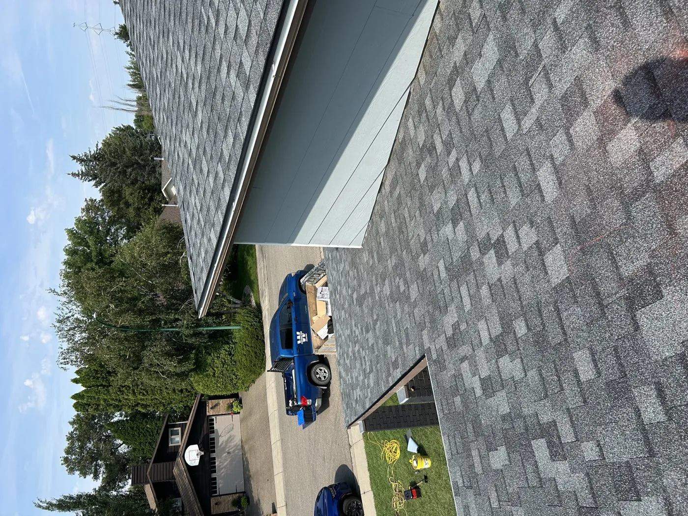 Roofing project by W Contracting