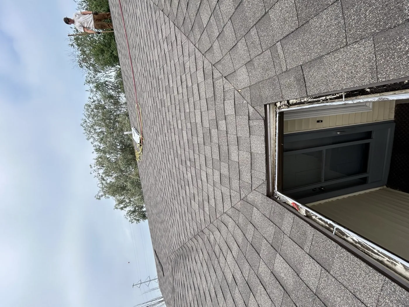 Completed roofing project by W Contracting Inc.