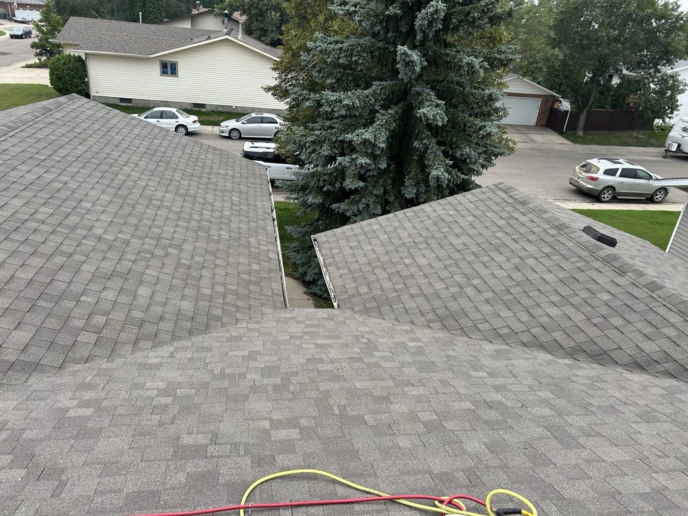 Completed roofing project by W Contracting Inc.